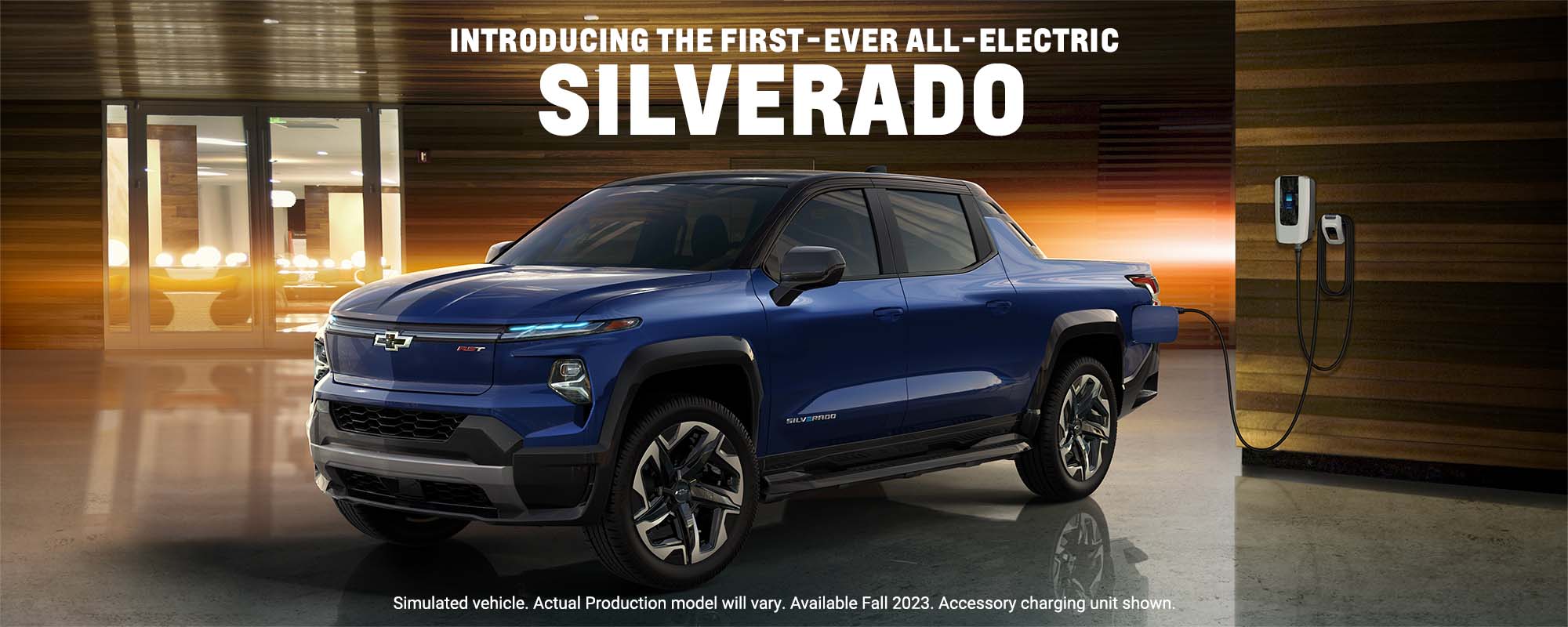 Introducing the first-ever all-electric Silverado